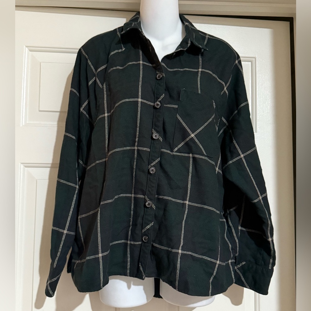 Wild Fable Green Plaid Shirt